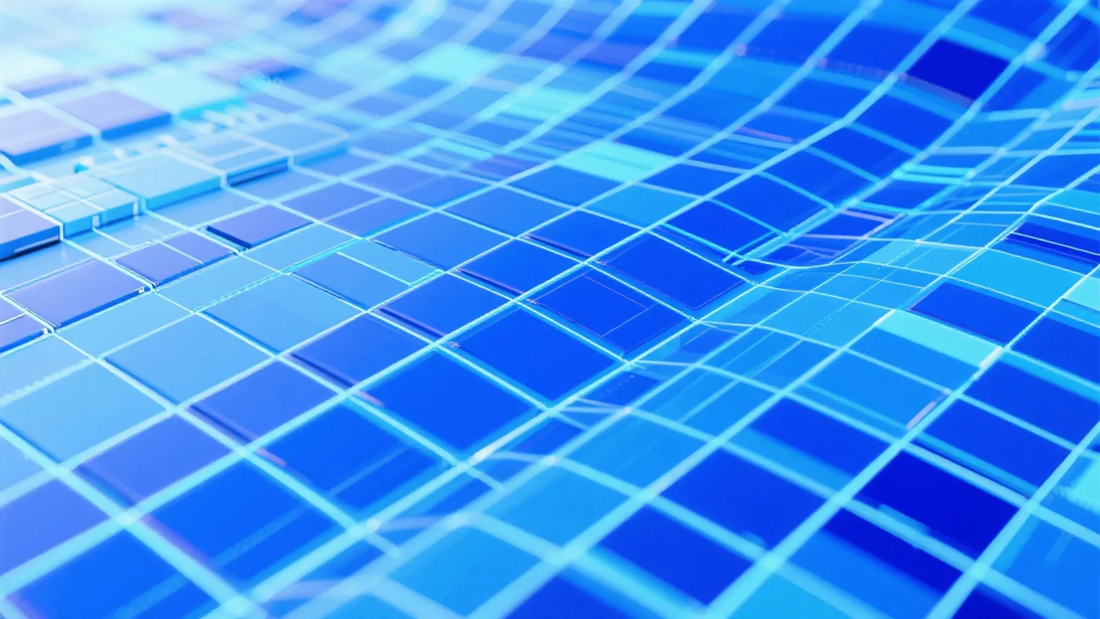 数据科技与蓝色抽象背景